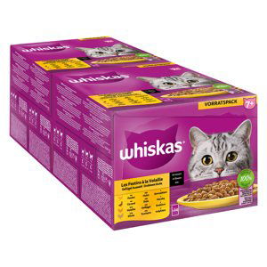 Whiskas Senior Megapack kapsičky 48 x 85 g - 7+ drůbeží výběr v omáčce (85 g) - Kuře, drůbež, kachna, krůta