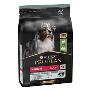 PURINA PRO PLAN Medium Adult Lamb & Rice Sensitive Digestion - Výhodné balení 2 x 3 kg