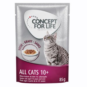 Concept for Life All Cats 10+ - v omáčce - 24 x 85 g