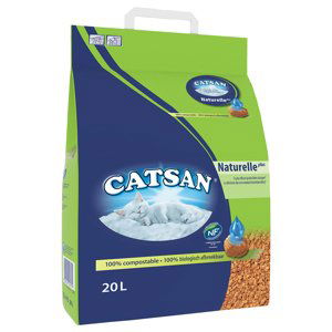 Kočkolit Catsan Naturelle Plus - 20 l