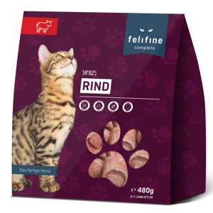 Smíšené balení Felifine Complete Nuggets 5 x 480 g - Základní balení (2 druhy)