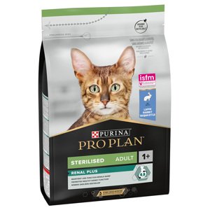 PURINA PRO PLAN Sterilised Adult Renal Plus Rabbit - Výhodné balení 2 x 3 kg