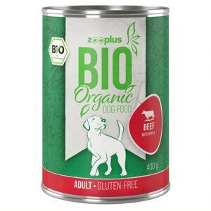 zooplus Bio - bio hovězí s bio jablkem - 6 x 400 g