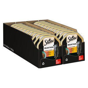 Megapack Sheba mističky 2 x 22 (44 x 85 g) - Sauce s hovězím a krůtím