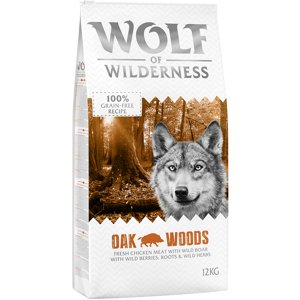 Wolf of Wilderness Adult "Oak Woods" - divočák - Výhodné balení 2 x 12 kg