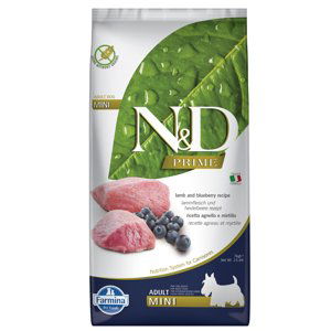 Farmina N&D Prime Grain Free Adult Mini Lamb & Blueberry - 2 x 7 kg