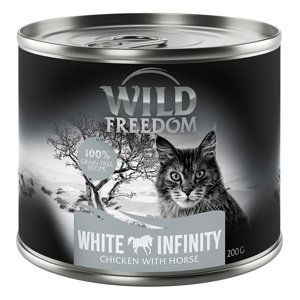 Wild Freedom Adult 6 x 200 g - bez obilovin - White Infinity - kuřecí a koňské