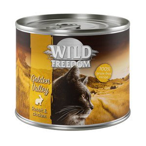 Wild Freedom Adult 6 x 200 g - bez obilovin - Golden Valley - králík & kuře