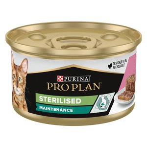 PURINA PRO PLAN Sterilised Maintenance  24 x 85 g - tuňák a losos