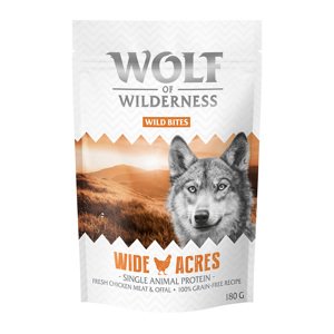 Wolf of Wilderness Snack - Wild Bites 180 g - Wide Acres - kuřecí