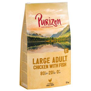 Purizon Large Adult kuře a ryba - bez obilovin - 2 x 12 kg