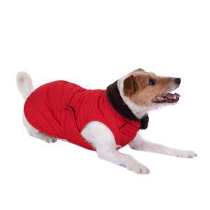 Prošívaný kabát pro psy - délka zad cca 60 cm