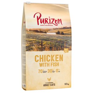 Výhodné balení Purizon - bezobilné 2 x 6,5 kg - Adult kuře & ryba - bezobilné