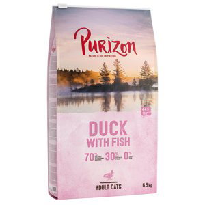 Výhodné balení Purizon - bezobilné 2 x 6,5 kg - Adult kachna & ryba - bezobilné