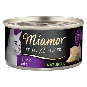 Balení na zkoušku Miamor Feine Filets Naturelle 12 x 80 g - kuřecí a kachní