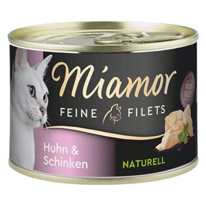 Balení na zkoušku Miamor Feine Filets Naturelle 12 x 156 g - kuřecí se šunkou