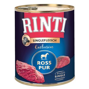 RINTI Singlefleisch Exclusive 24 x 800 g - koňské