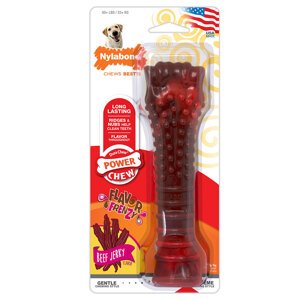 Nylabone Dura Chew Beef Jerky - Large: cca. d 20 x š 5,5 x v 3 cm