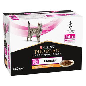 PURINA PRO PLAN Veterinary Diets Feline UR ST/OX - Urinary kuřecí - 10 x 85 g