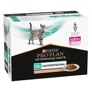 PURINA PRO PLAN Veterinary Diets Feline EN ST/OX Gastrointestinal losos - 10 x 85 g