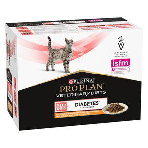 PURINA PRO PLAN Veterinary Diets Feline DM ST/OX - Diabetes Management kuřecí - 20 x 85 g