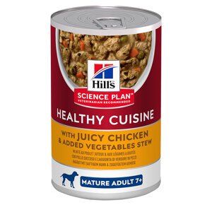 Hill's Science Plan Mature Adult 7+ Healthy Cuisine Chicken&Vegetables Stew - 12 x 354 g