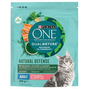 PURINA ONE Dual Nature losos se spirulinou - 2 x 650 g