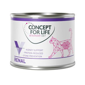 Výhodné balení Concept for Life Veterinary Diet 24 x 200 g / 185 g   - Renal 24 x 200 g