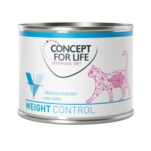 Výhodné balení Concept for Life Veterinary Diet 24 x 200 g / 185 g   - Weight Control 24 x 200 g