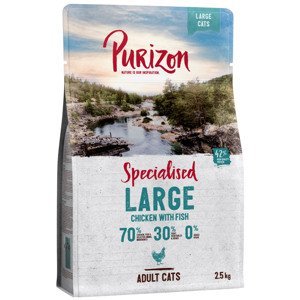 Purizon Large Adult kuře & ryba - bezobilné - 2,5 kg