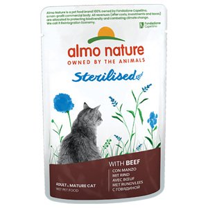 Almo Nature Holistic Sterilised - 24 x 70 g s hovězím