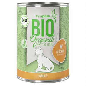 zooplus Bio - bio kuřecí s bio karotkou - 6 x 400 g