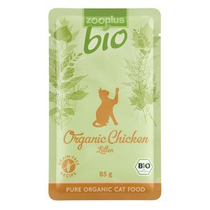 zooplus Bio 24 x 85 g - Kitten bio kuřecí