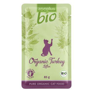 zooplus Bio 24 x 85 g - Kitten bio krůtí