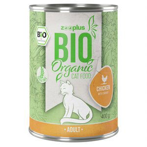 Výhodné balení zooplus Bio 24 x 400 g - bio kuřecí s bio karotkou