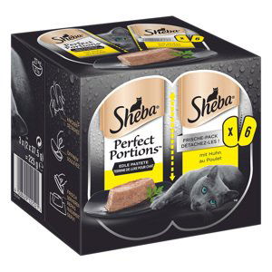 Sheba Perfect Portions 8 x 6 misek (48 x 37,5 g) - Paštika s kuřecím masem