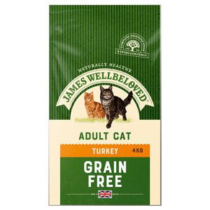James Wellbeloved Adult Cat Grain Free Turkey - 2 x 4 kg