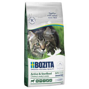 Bozita Grain Free Active & Sterilised s jehněčím - 2 kg