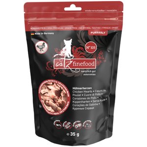 catz finefood Purrrrly kuřecí srdce - 3 x 35 g