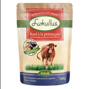 Lukullus Adult bez obilnin 6 x 300g - hovězí à la Provençale