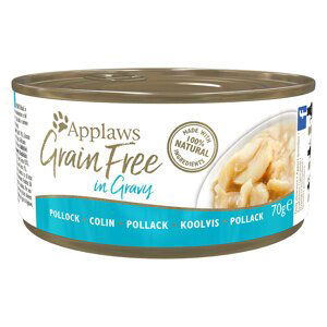 Applaws Grainfree in Gravy 24 x 70 g  - Treska polak