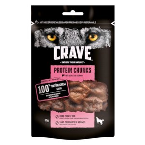 Crave Protein Chunks Snack - výhodné balení 6 x 55 g losos