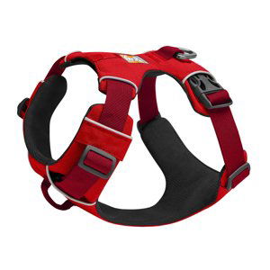 Ruffwear postroj Front Range, Red Sumac  - S: obvod hrudníku 56 - 69 cm, Š 24 mm