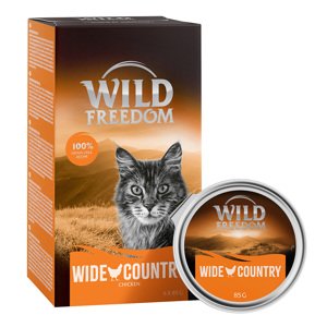 Wild Freedom Adult - vaničky 6 x 85 g - wide country - kuřecí