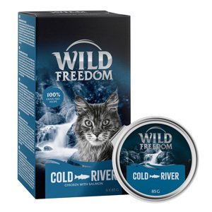 Wild Freedom Adult - vaničky 6 x 85 g - cold river - losos a kuře