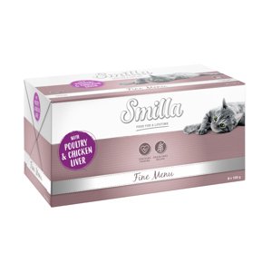 Smilla Fine Menu 24 x 100 g - drůbež a kuřecí játra