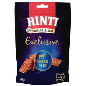 RINTI Exclusive Snack 50 g jeden druh masa - koňské