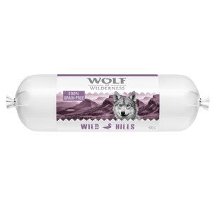 Wolf of Wilderness Adult 6 x 400 g - Wurst - Wild Hills - kachní