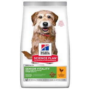 Hill's Science Plan Canine Mature Adult Senior Vitality 7+ Small & Mini Chicken - výhodné balení 2 x 6 kg