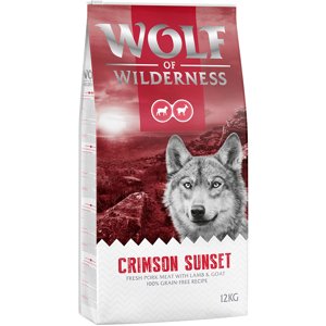 Wolf of Wilderness Adult "Crimson Sunset" - jehněčí a kozí dvojité balení 2 x 12 kg